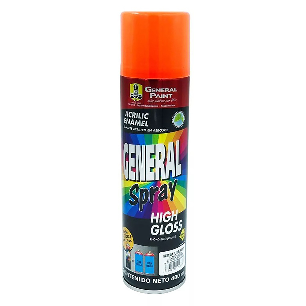 PINTURA EN SPRAY (BOTE 400ml) NARANJA FLUORECENTE