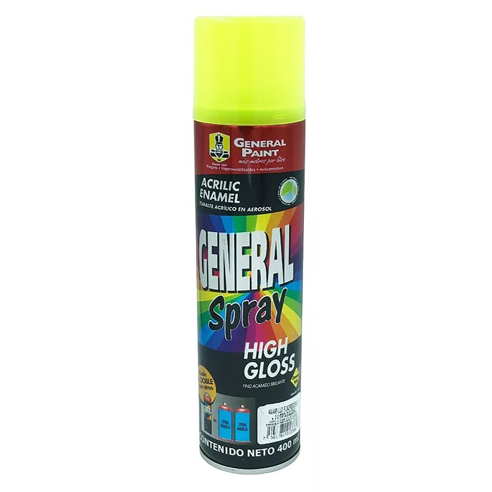 PINTURA EN SPRAY (BOTE 400ml) AMARILLO FLUORECENTE
