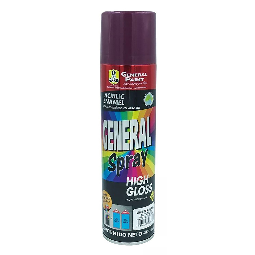 [G.P-A2323] PINTURA EN SPRAY (BOTE 400ml) VIOLETA MARRON