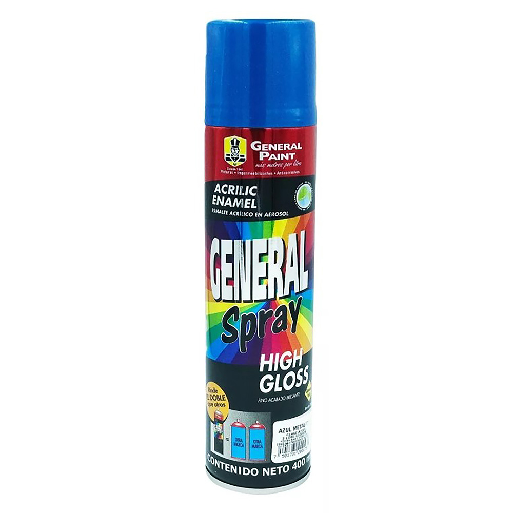 PINTURA EN SPRAY (BOTE 400ml) AZUL METALICO