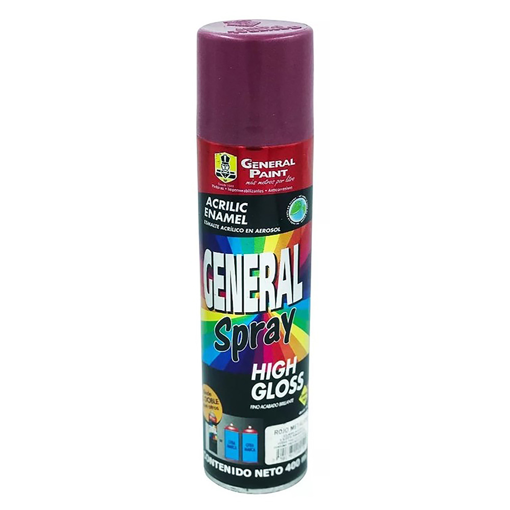 PINTURA EN SPRAY (BOTE 400ml) ROJO METALICO