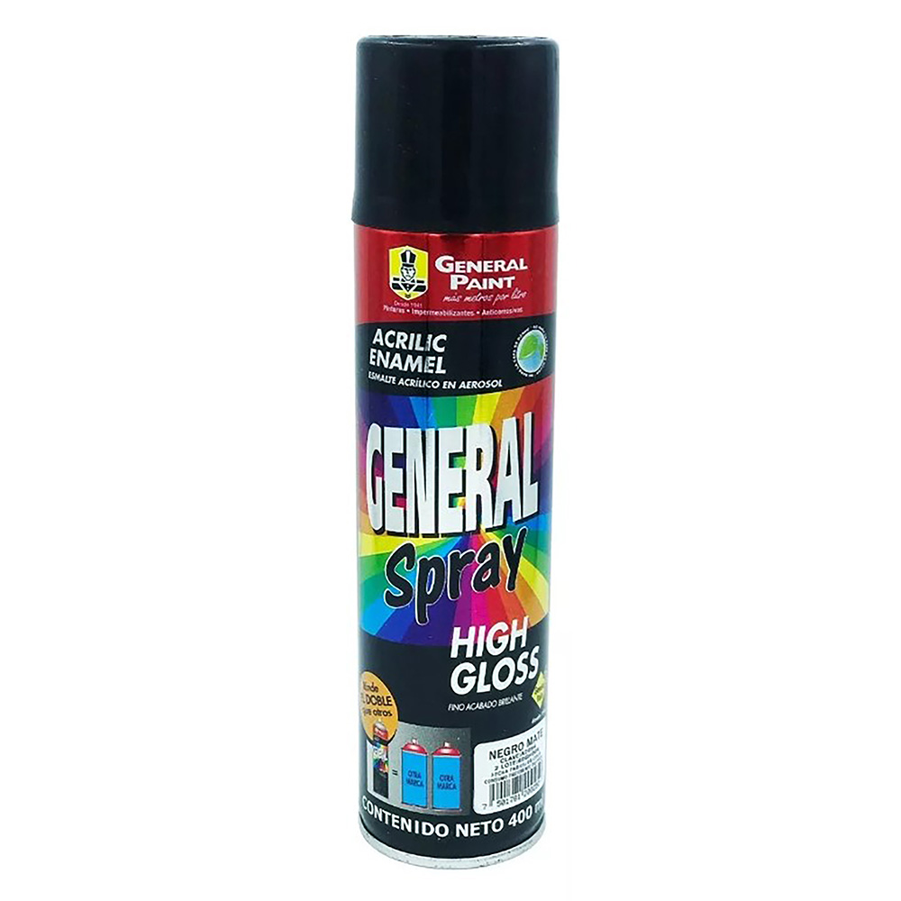 PINTURA EN SPRAY (BOTE 400ml) NEGRO MATE