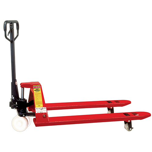 TRASPALETA HIDRAULICA 2.5 TON C/RUEDAS DE NYLON SISTEMA TANDEM