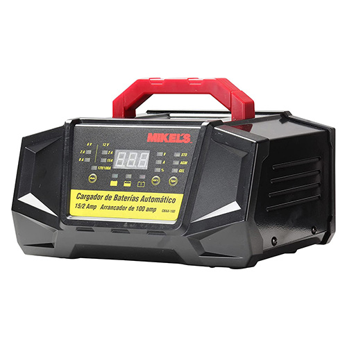 CARGADOR DE BATERIAS AUTOMATICO C/ARRANCADOR 100 AMP 100/15/2 AMP