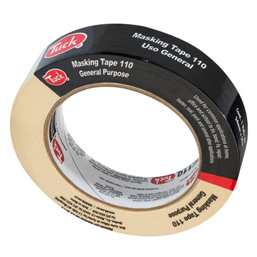 [TUK-110-2X50] CINTA MASKING TAPE 2 X 50m (NEGRA) P/USO GENERAL