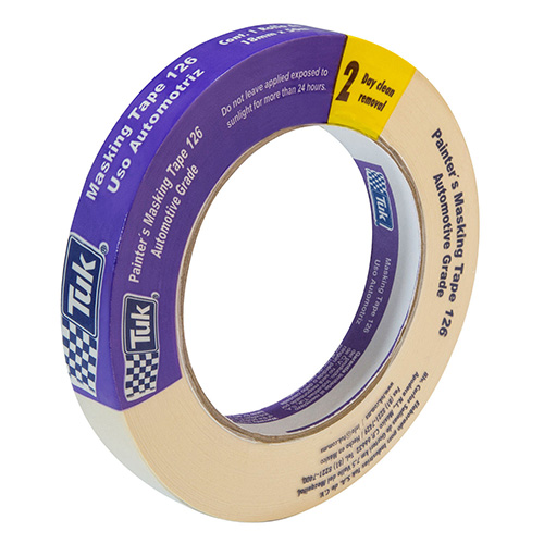 CINTA MASKING TAPE 1 X 50m (PREMIUM 126) P/USO AUTOMOTRIZ