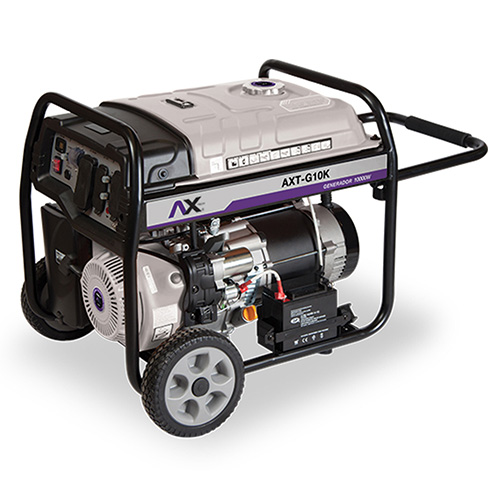 GENERADOR 10,000 W 16 HP 120/240V 60Hz MARCHA/BATERIA/LLANTAS Y MANIBELAS