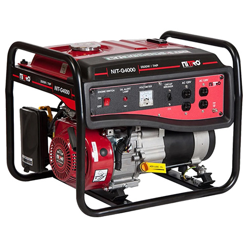 GENERADOR A GASOLINA 3,500 W 7 HP 120 V/60Hz (4 TIEMPOS) ENC. MANUAL