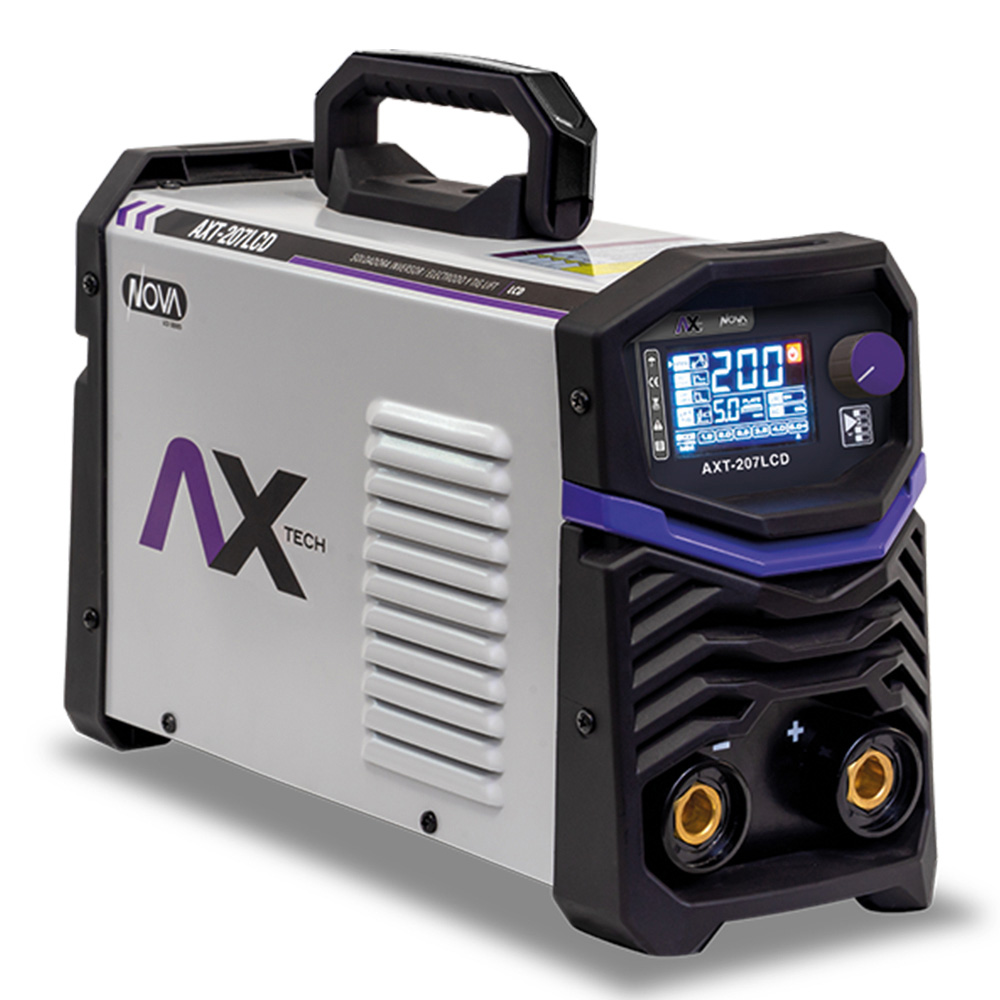 SOLDADORA INVERSOR ELECTRODO Y TIG LIFT 200A BI VOLTAJE PANTALLA LCD