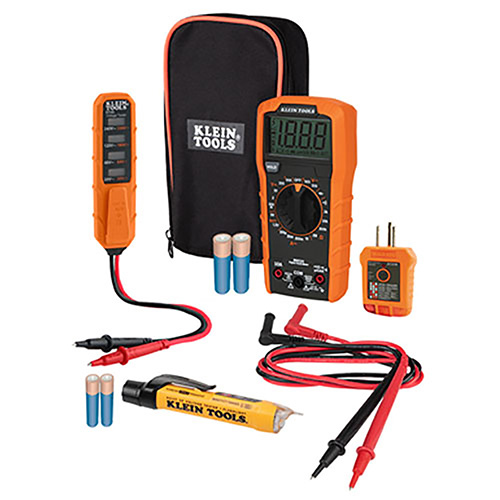 KIT DE PRUEBA ELECTRICA MULTIMETRO DIGITAL + NCVT-3P + ET45 + RT210