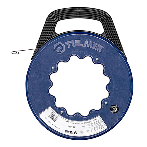 [TUL-14-A30] GUIA JALACABLE ALAMBRE PLANO 30M 1.5mm X 3mm CARRETE 12 EN CAJA