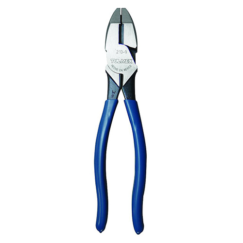 [TUL-210-9] PINZA DE ELECTRICISTA ALTA PALANCA 9 MANGO AZUL BLISTER