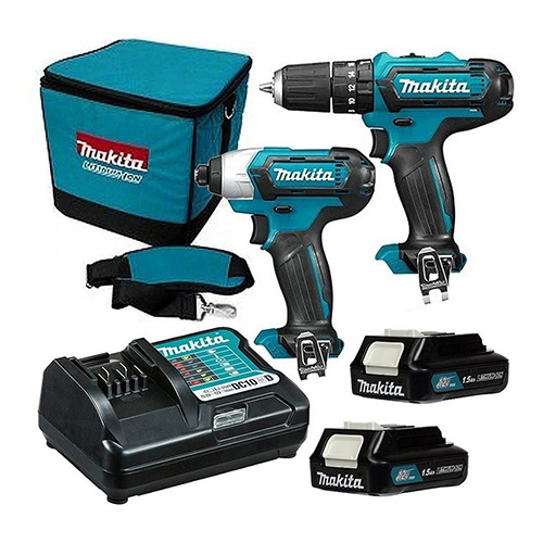 COMBO ROTOMARTILLO 3/8 Y DESTORNILLADOR DE IMPACTO 12 V C/BOLSA Y 2 BAT.