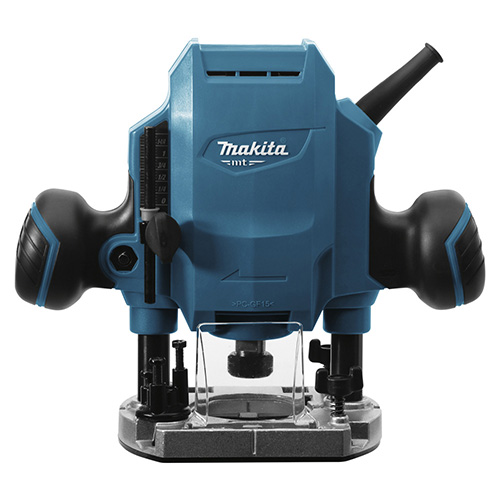 ROUTER 1/4 - 3/8 900 W 27,000 RPM C/REGLA-GUIA BOLSA P/POLVO MAKITA MT