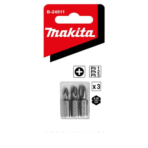 JUEGO DE PUNTAS PARA DESATORNILLADOR 3 PZAS. (MAA-B24511)