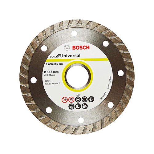 DISCO DE DIAMANTE P/USO GENERAL 4 1/2 X 7/8 TURBO (ECO-LINE BOSCH)