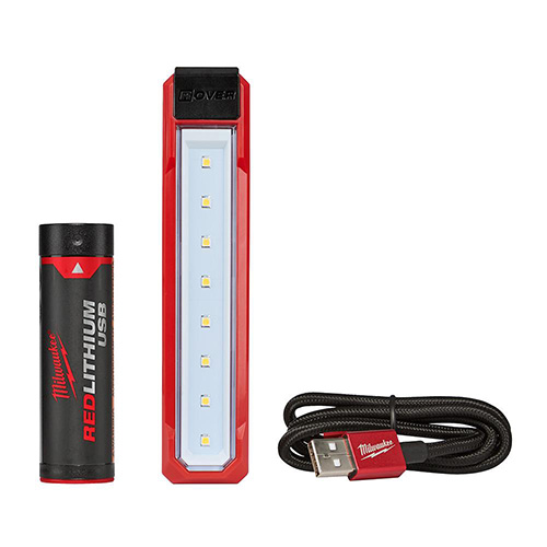 LAMPARA LED RECARGABLE POR USB DE 445 LUMENES C/CLIP E IMAN INTEGRADO