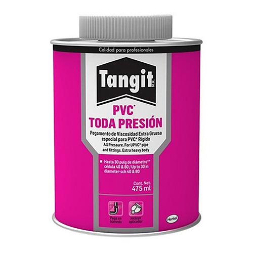 PEGAMENTO PARA PVC TANGIT TODA PRESION 475GRS.
