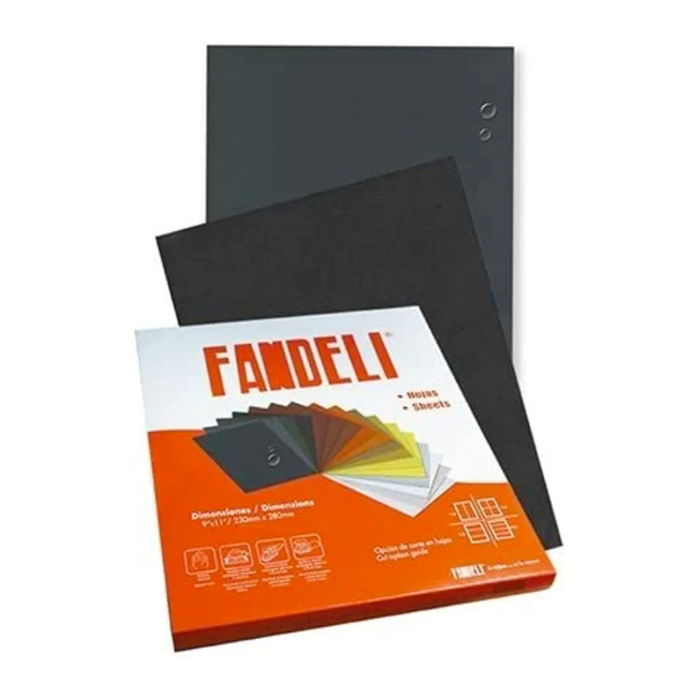 LIJA DE AGUA GRANO 2000 MICROFINA (FAN-B992000) (PAQ. 25 PZAS.)