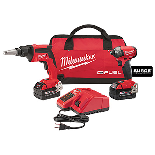 COMBO DESTORNILLADOR P/TABLAROCA 18 V + DESTORNILLADOR DE IMPACTO 1/4 C/2 PILAS