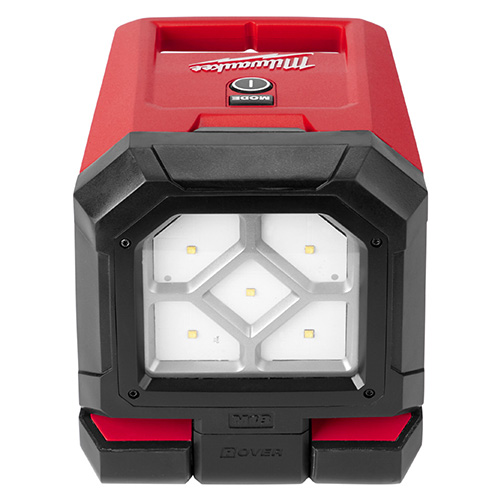 LAMPARA LED INALAMBRICA 18 V DE 1,500 LUMENES C/CABEZAL AJUSTABLE DE 230 GRADOS