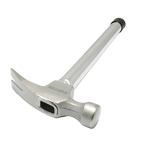 MARTILLO DE UÑA RECTA MANGO DE ACERO TUBULAR 16oz