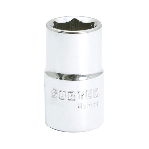 DADO CORTO EN TARJETA DE 1/2 STD C/6 PUNTAS DE 7/16