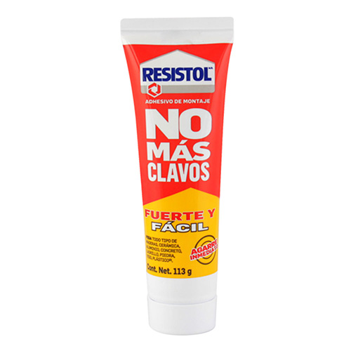 RESISTOL NO MAS CLAVOS FUERTE Y FACIL TUBO 227GR (ANTES 2051734)