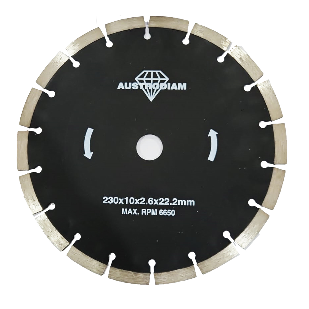 DISCO DE DIAMANTE PARA USO GENERAL (4 1/2 X 7/8 X 2.2 MM P/ MAT. DUROS Y CANTERA