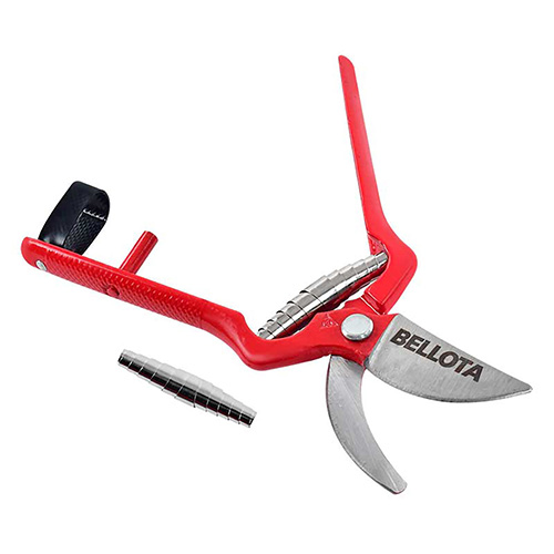 TIJERA DE PODA FORJADA ROJA BYPASS P/CORTE FLORAL Y TAMARINDO 3501OPT