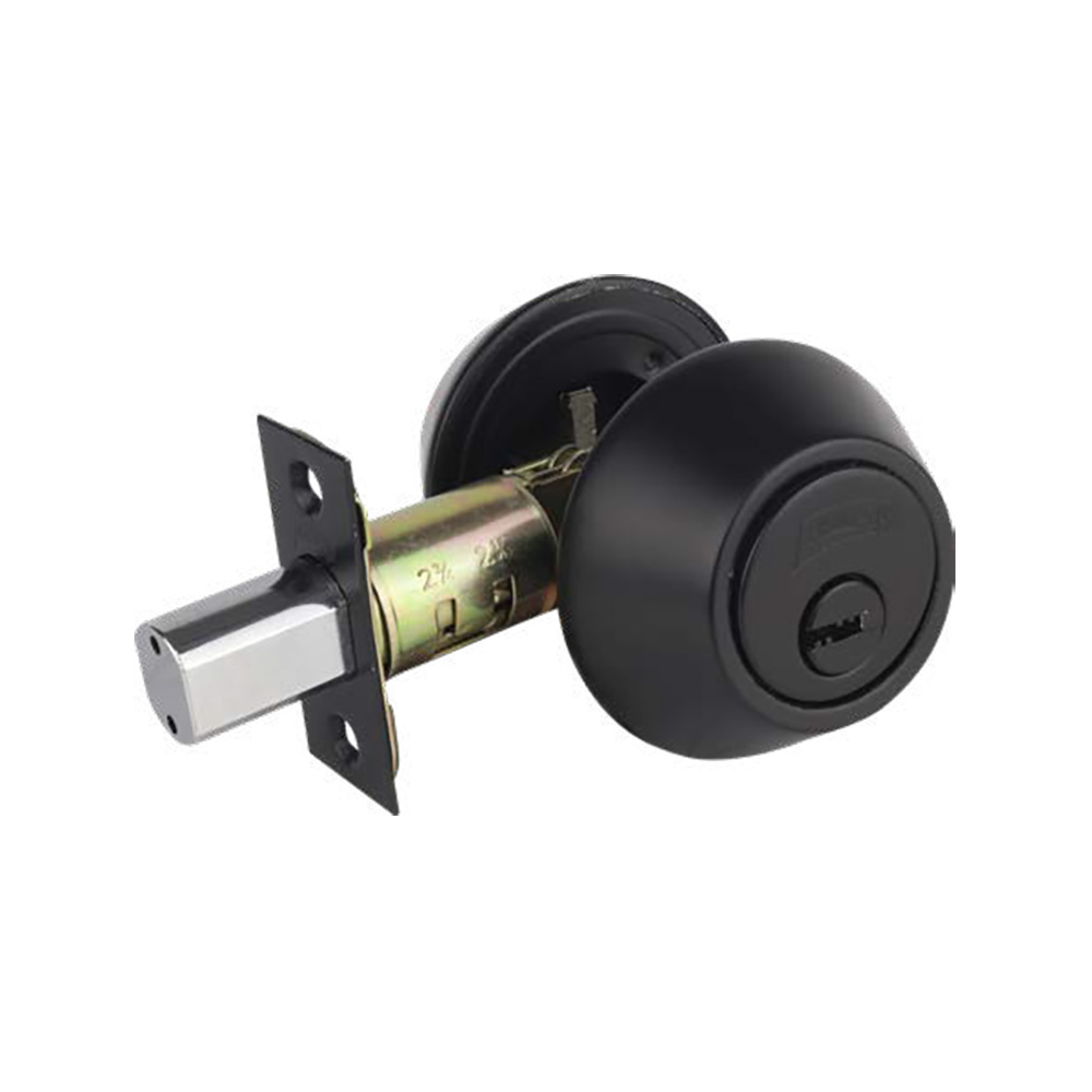 [PHI-MX7028] CERROJO P/SEGURIDAD LLAVE-LLAVE C/LLAVE DE PUNTOS COLOR NEGRO (BLISTER)