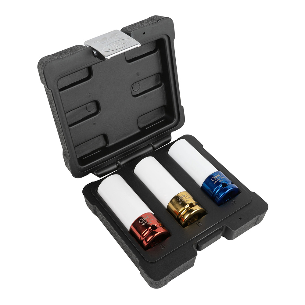 [JBM-51336] KIT DE 3 DADOS IMPACTO DE 1/2 ESPECIAL EXTRACCIÓN RUEDAS