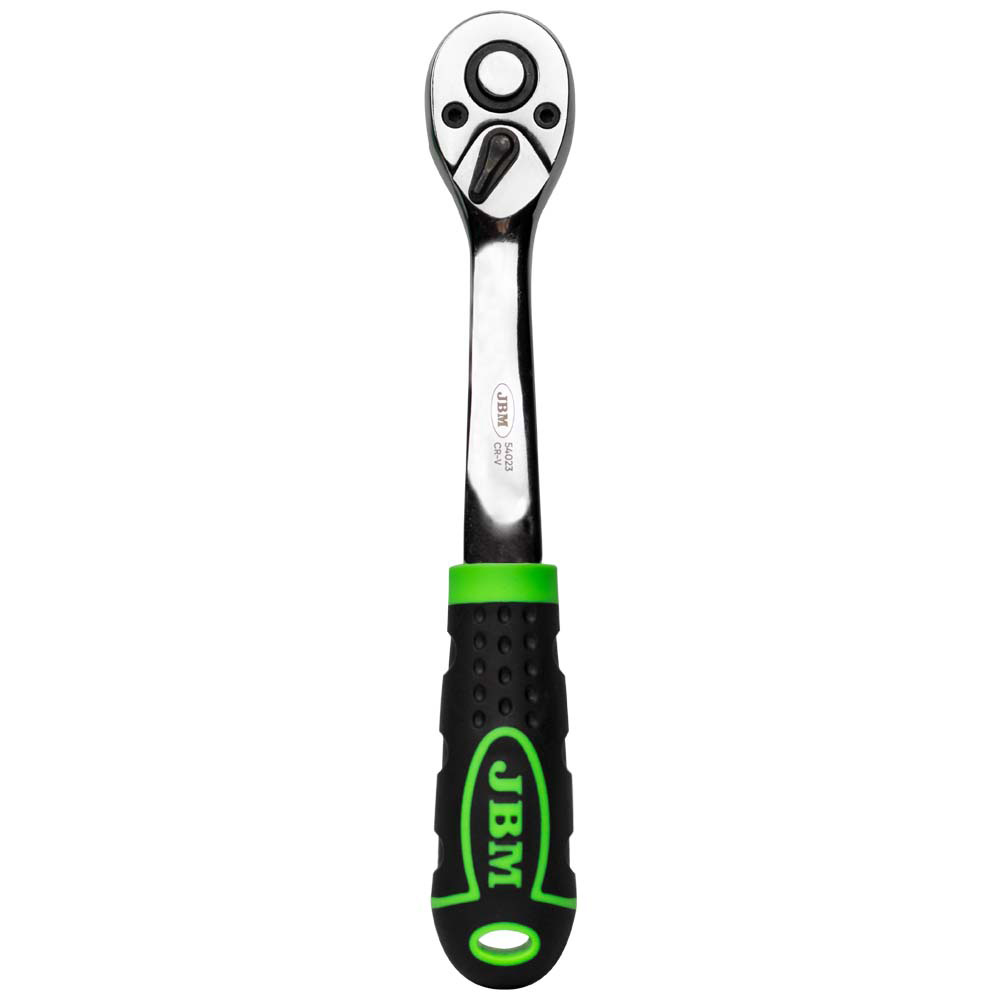 MATRACA REVERSIBLE DE 3/8 C/72 DIENTES 200 MM CROMADA
