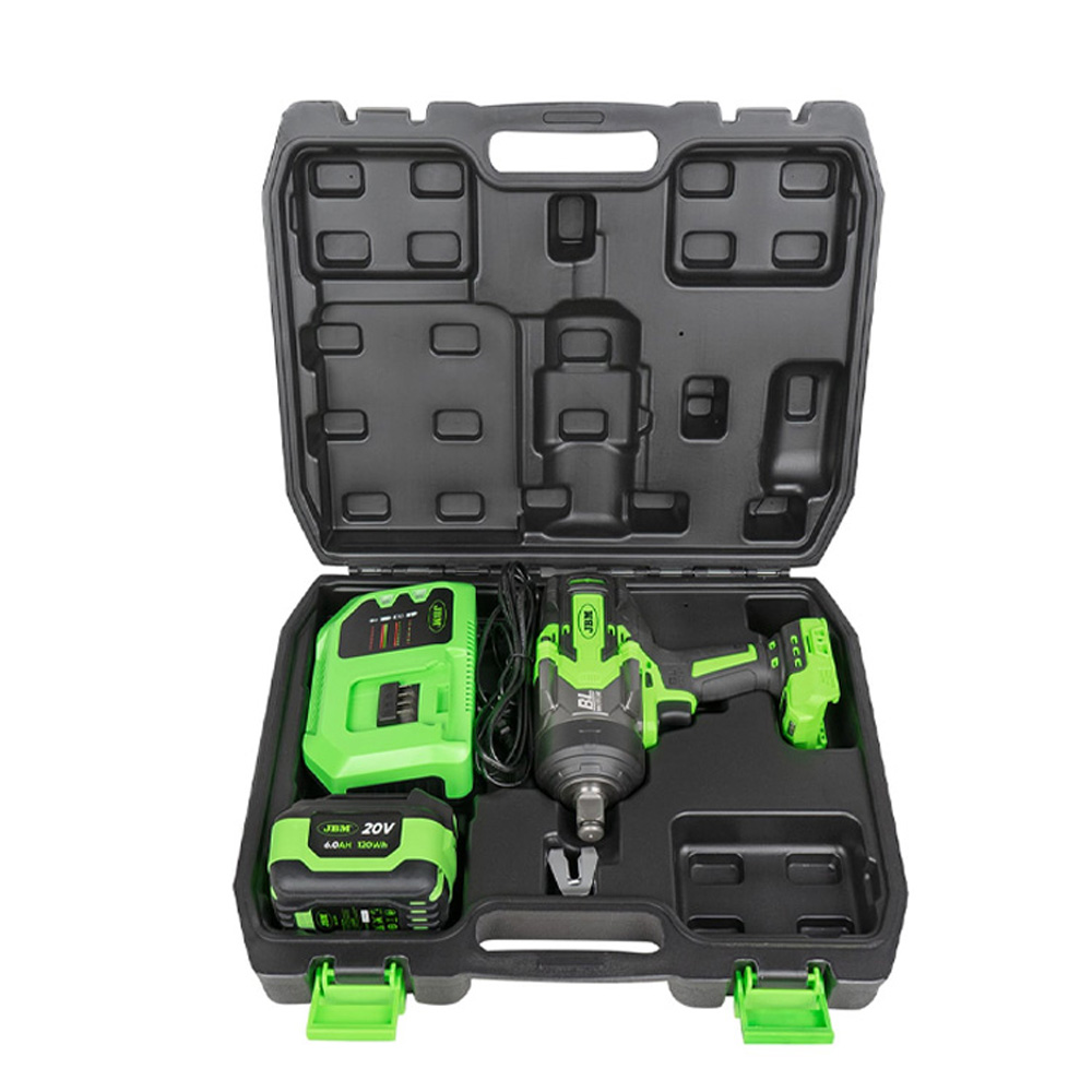 [JBM-60048C] PISTOLA DE IMPACTO BRUSHLESS A BATERÍA 3/4 CON MALETÍN