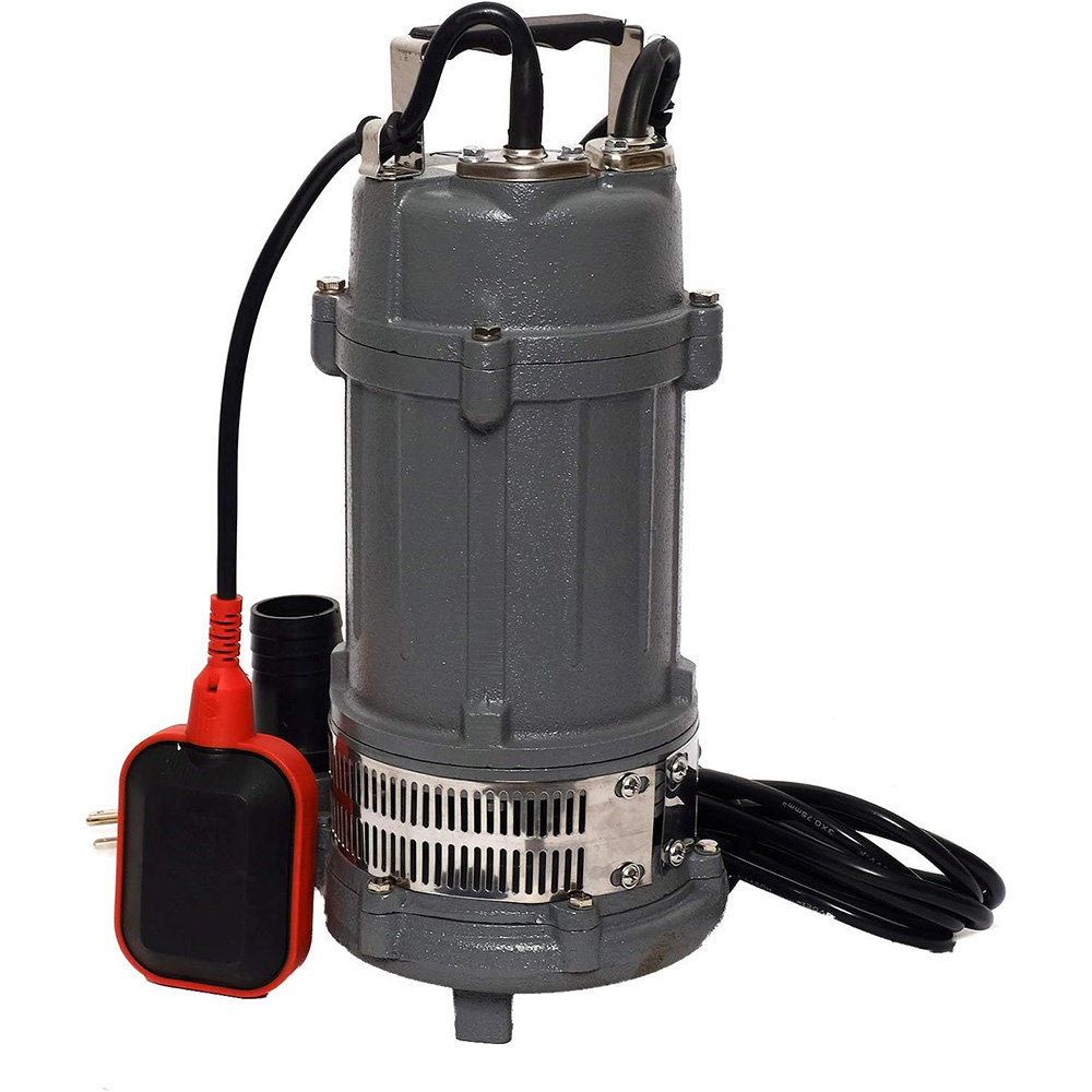 BOMBA SUMERGIBLE PARA CISTERNA/ALJIBE DE 1 HP C/FLOTADOR EMB. DE COBRE ALT. MAX DE 33 MTS