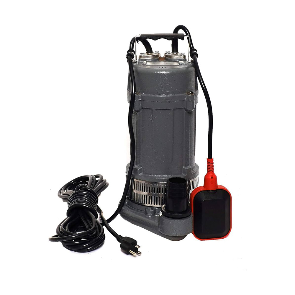 BOMBA SUMERGIBLE PARA CISTERNA/ALJIBE DE 3/4 HP C/FLOTADOR EMB. DE COBRE ALT. MAX DE 25 MTS