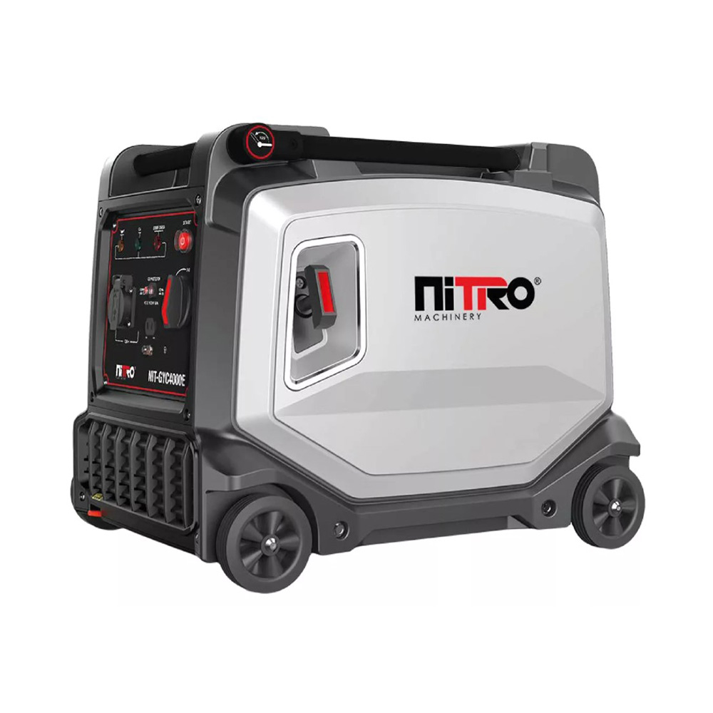 GENERADOR INVERTER SILENCIOSO A GASOLINA DE 3600 WATTS 8.5 HP DE 110 VOLTS 4 TIEMPOS CON ENCENDIDO ELECTRICO/MANUAL C/MARCHA Y BATERÍA