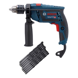 COMBO ROTOMARTILLO DE 1/2 750 WATTS MOD GSB 13 RE + 10 BROCAS DE 9/64 ALTA VELOCIDAD