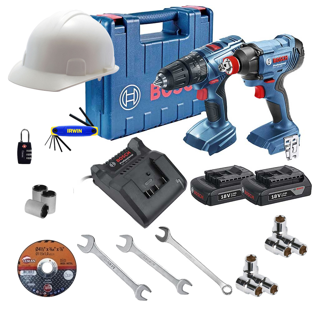 COMBO TAL/ROT/DEST 1/2+LLAVE IMP 1/2 Y DEST. 1/4 18 V C/2 BAT Y CARG.+ESTUCHE+22 ACCS FERRETEROS c/VALOR DE $620.00 AL PUBLICO