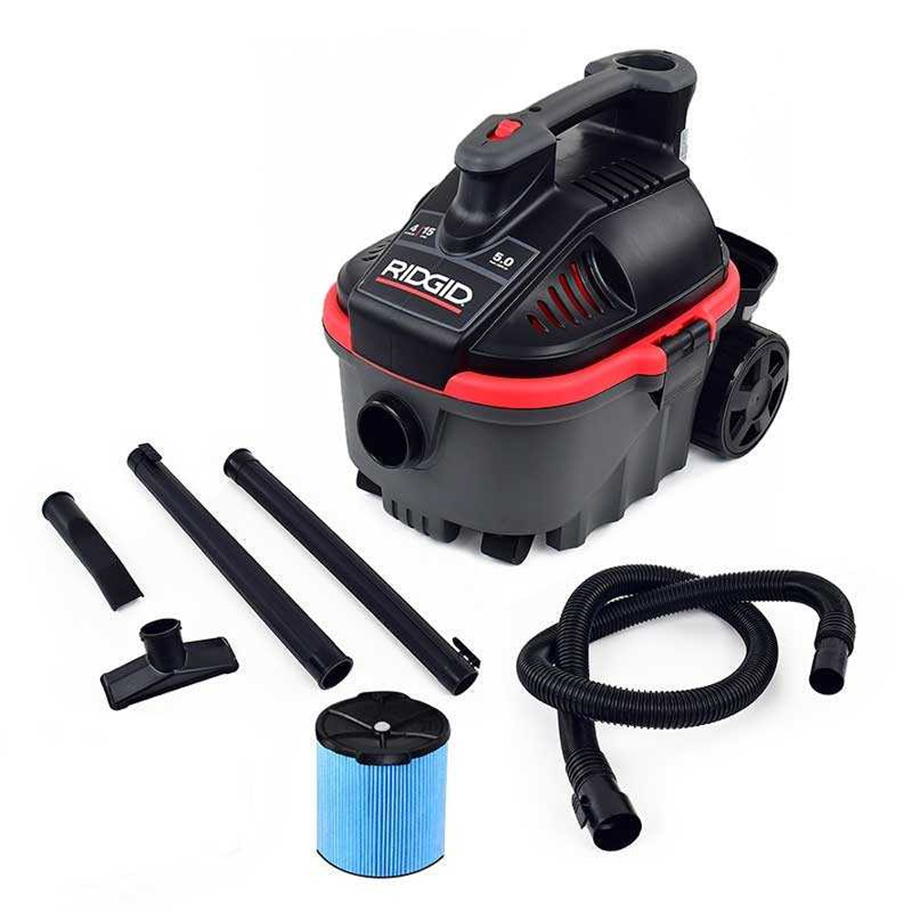 [RID-63678] ASPIRADORA RIDGID DE 4 GALONES Y 5 HP P/SOLIDOS Y LIQUIDOS