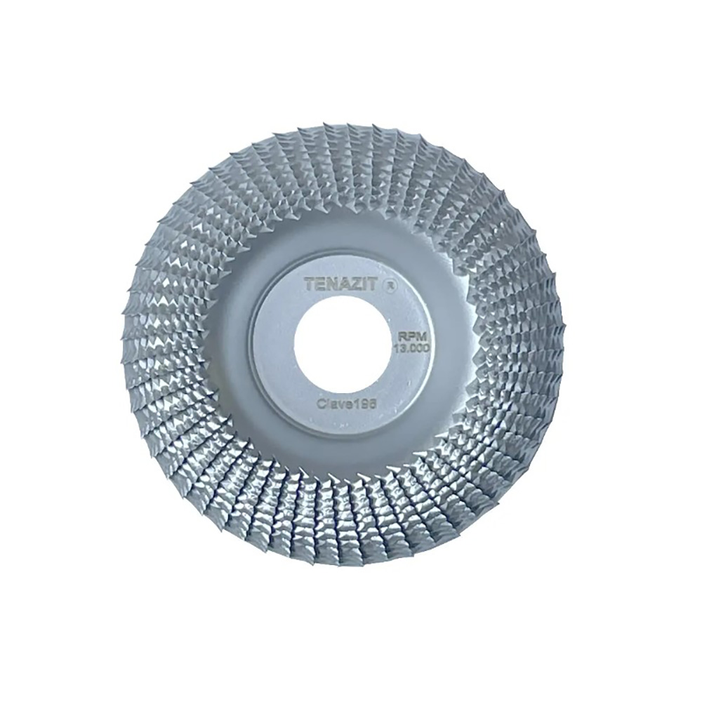 DISCO PARA DESBASTE DE MADERA CURVO DE 4 X 7/8 (METALICO) P/MINIESMERILADORA