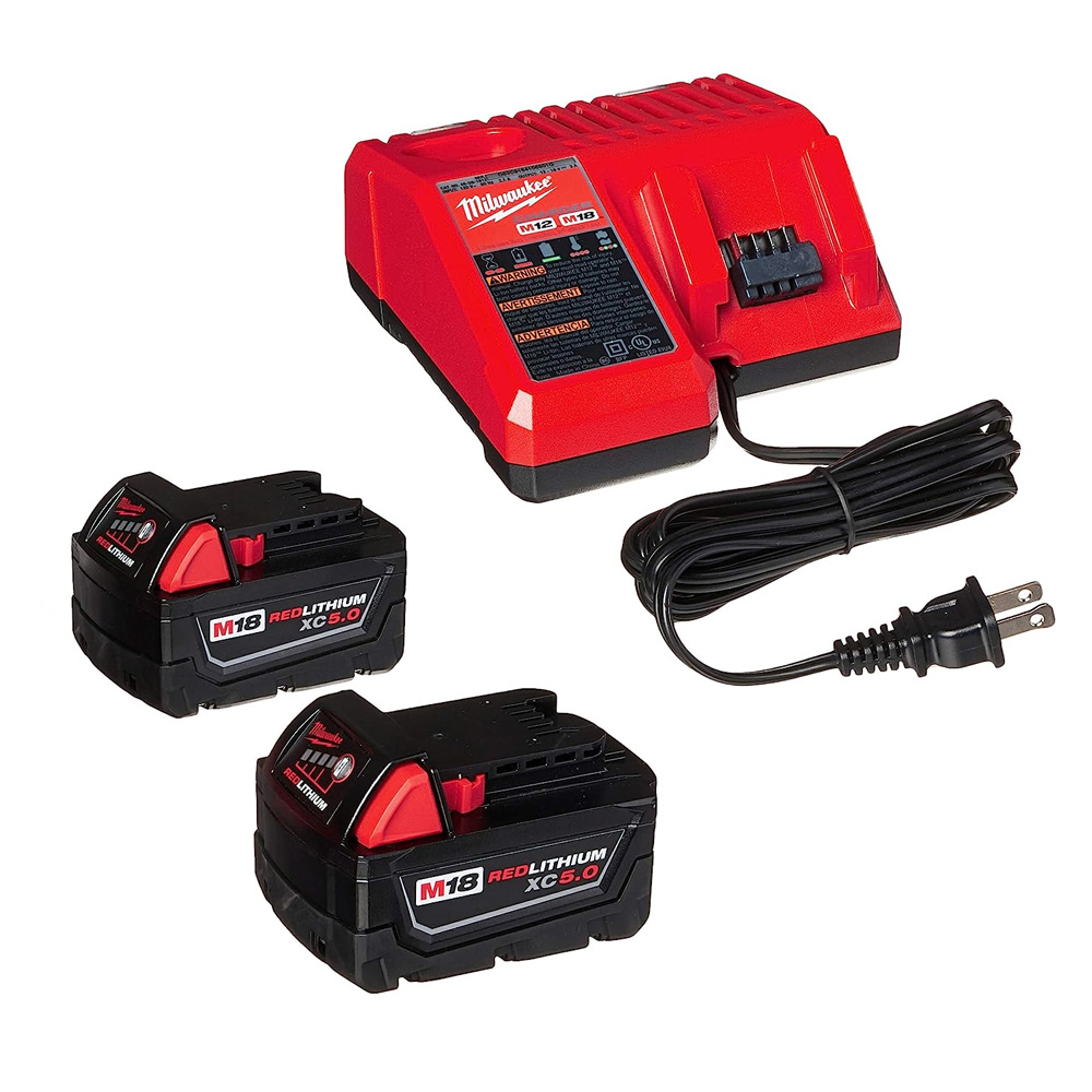 [MIA-48-59-1852B] STARTER KIT M18 5 AMP (CARGADOR MAS 2 BATERIAS)