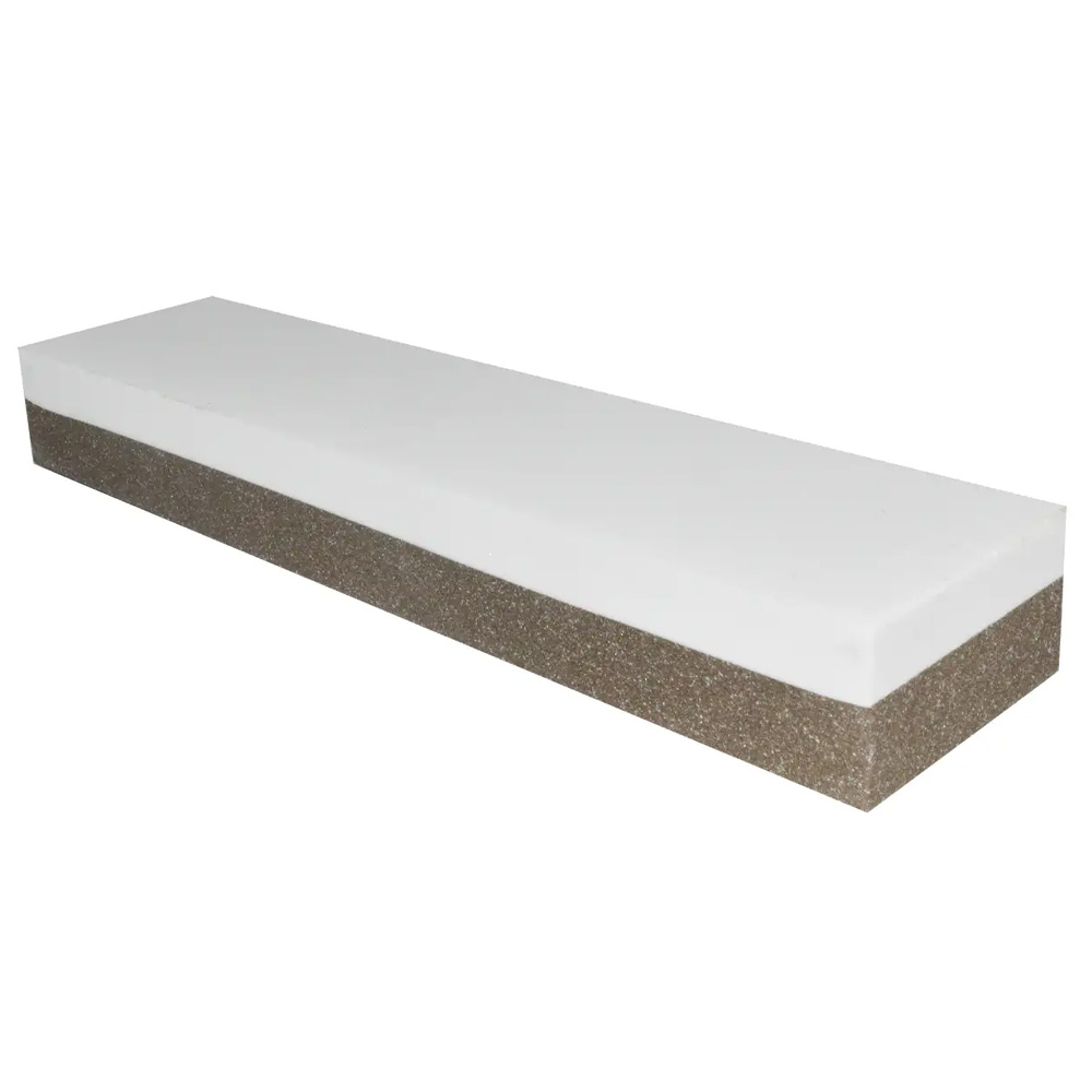 LIMA COMBINADA 8" X 2" X 1" (45% BLANCO FINO Y 55% CAFÉ GRUESO) EASY CUT