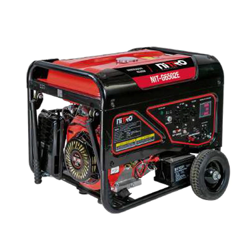 GENERADOR 6,500 Watts, 15 HP, 110/220V 60 Hz, ARRANQUE ELECTRICO CON MARCHA, BATERÍA Y LLANTAS