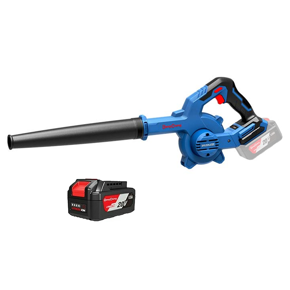 SOPLADORA INALAMBRICA 20 V C/1 BAT DE 4 AMPS Y CARGADOR P/SITIO DE TRABAJO CON BOLSA PARA POLVO