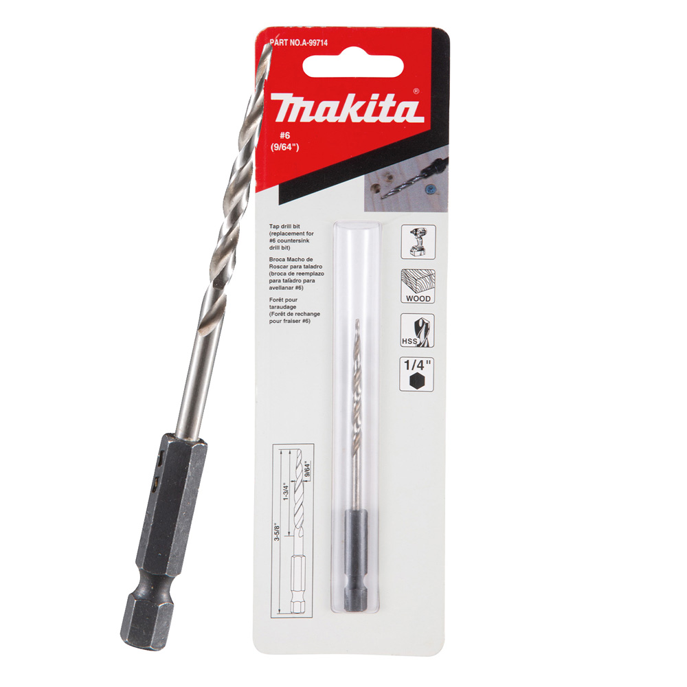 [MAA-A-99714] REPUESTO PARA AVELLANADOR DE MADERA No. 6 C/BROCA 9/64" PARA A-99677