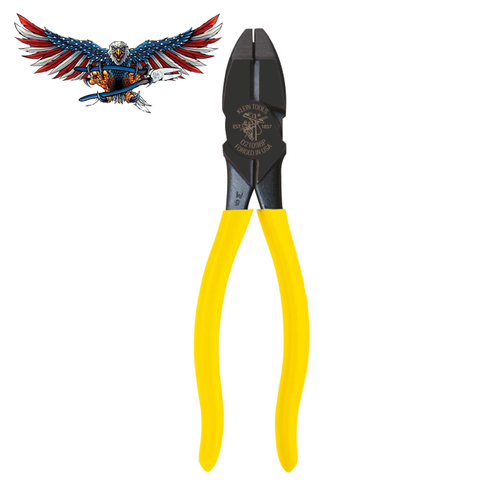 [KLE-D2109BP] PINZA DE ELECTRICISTA ALTA PALANCA DE 9 PULG. ACABADO PAVONADO NEGRO (EXCLUSIVO KLEIN TOOLS)