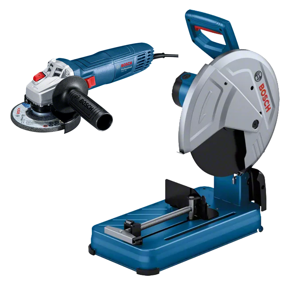 COMBO CORTADORA DE METALES DE 14 2,200 WATTS (NVO MODELO)+MINIESMERILADORA DE 4 1/2 750 WATTS MOD. GWS700