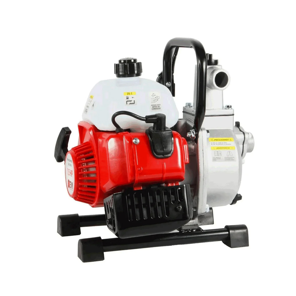 MOTOBOMBA A GASOLINA 1.5 HP 1 X 1 2 TIEMPOS ALT. MAX. 30 MTS CAUDAL DE 800 LTS/HR USO AGRICOLA (GRAVA IVA TASA 0%)