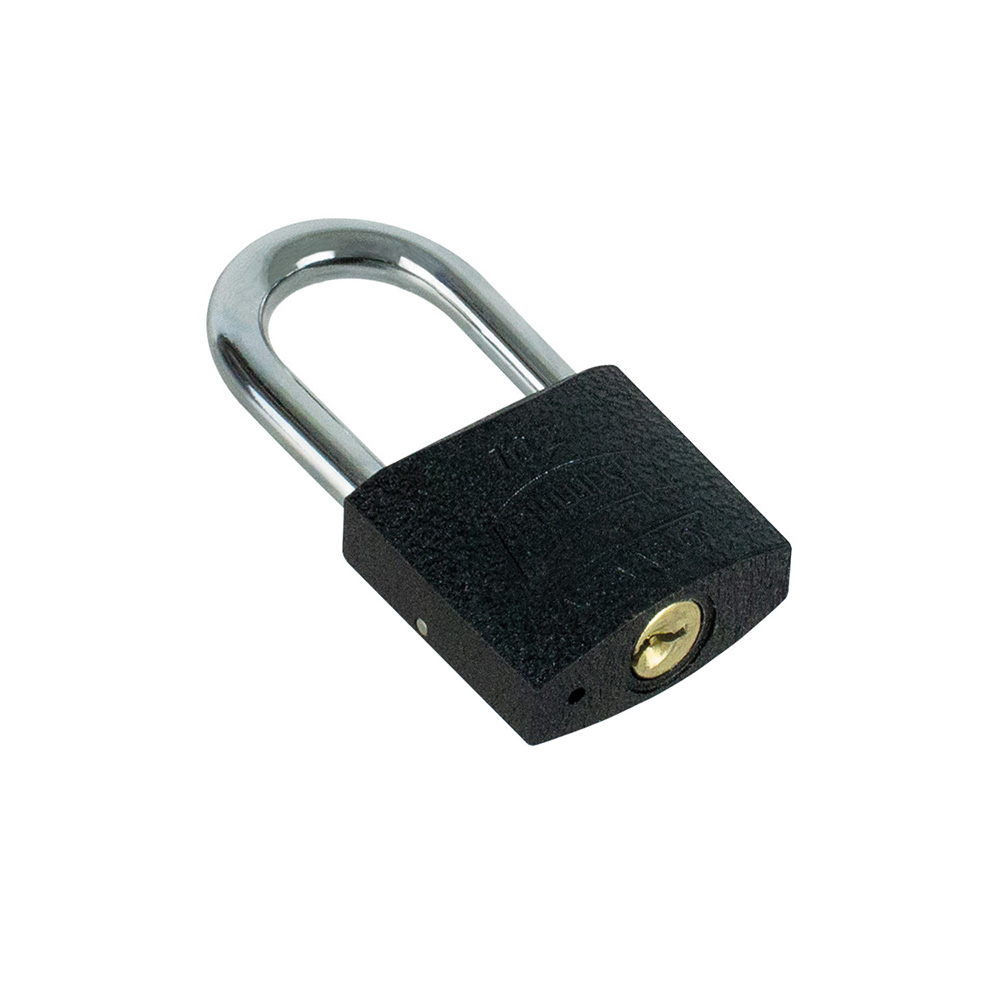 [PHI-MX7183] CANDADO DE HIERRO ACABADO COLOR NEGRO GANCHO CORTO MODELO 103 DE 45 MM (PHI-103)